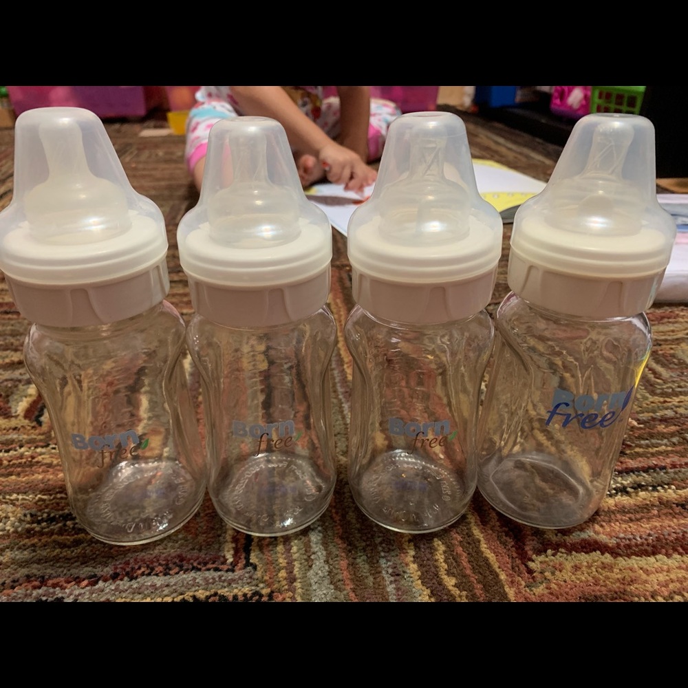 9oz Glass Born Free Baby Bottles